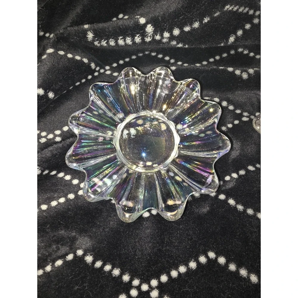 Vintage Federal Glass Company Iridescent‎ Celestial 6